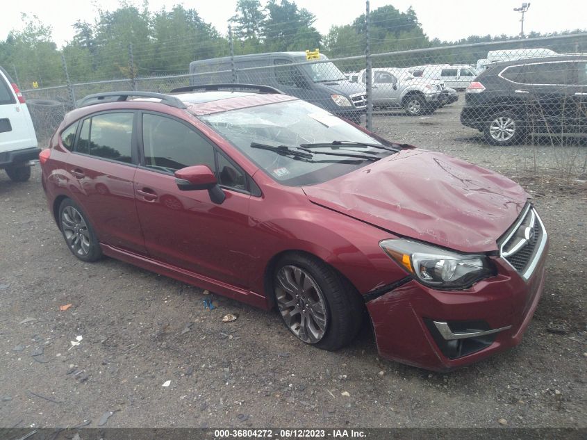 2015 SUBARU IMPREZA WAGON 2.0I SPORT LIMITED - JF1GPAZ65F8252303