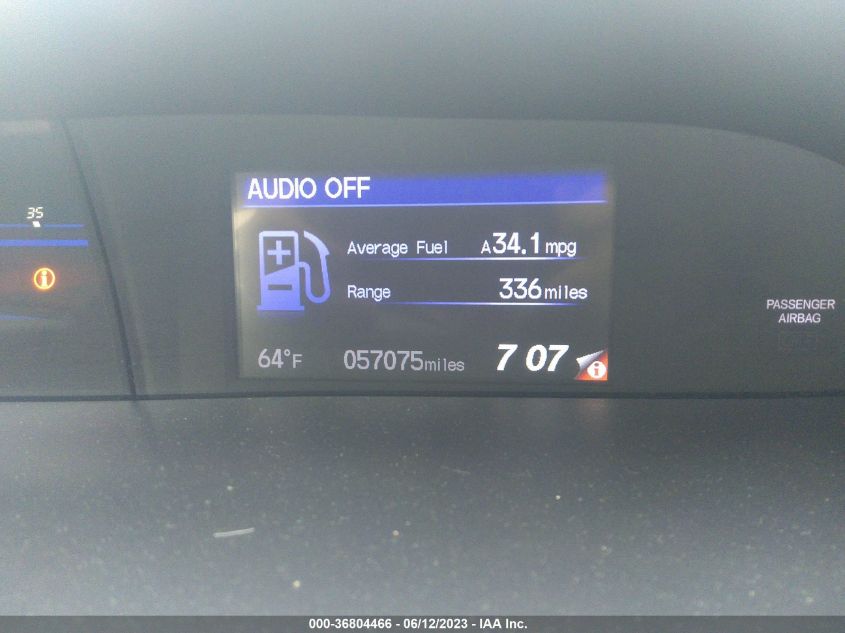 2013 HONDA CIVIC SDN LX - 2HGFB2F58DH596027