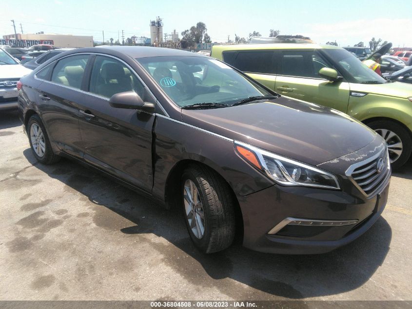 2015 HYUNDAI SONATA 2.4L SE - 5NPE24AF1FH185696