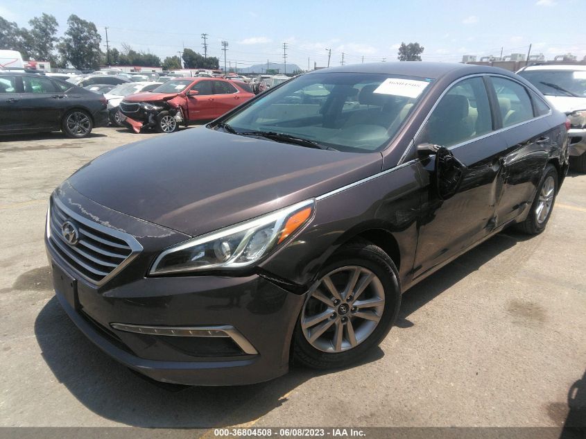 2015 HYUNDAI SONATA 2.4L SE - 5NPE24AF1FH185696