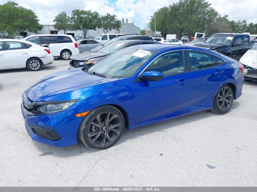 2020 HONDA CIVIC SEDAN SPORT - 2HGFC2F87LH550405