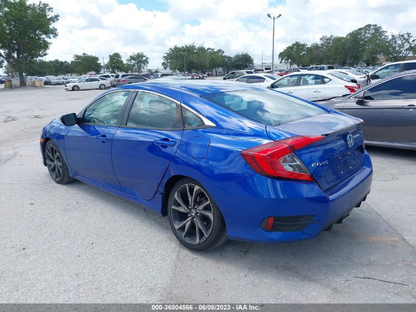 2020 HONDA CIVIC SEDAN SPORT - 2HGFC2F87LH550405