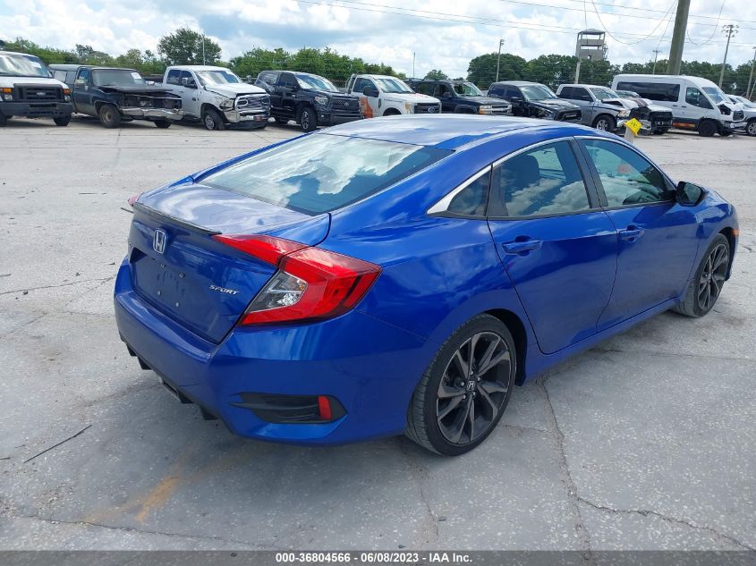 2020 HONDA CIVIC SEDAN SPORT - 2HGFC2F87LH550405