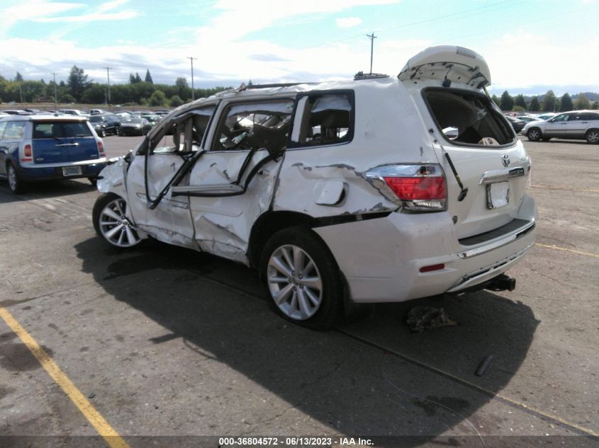 2013 TOYOTA HIGHLANDER HYBRID LIMITED - JTEDC3EH8D2018700