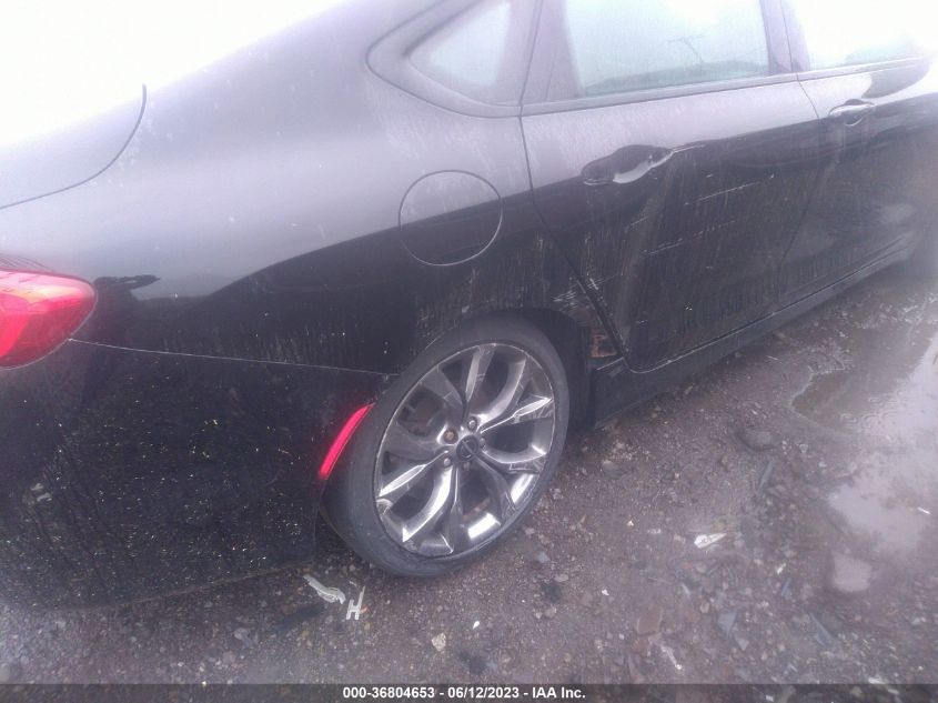 2015 CHRYSLER 200 S - 1C3CCCDG3FN543629