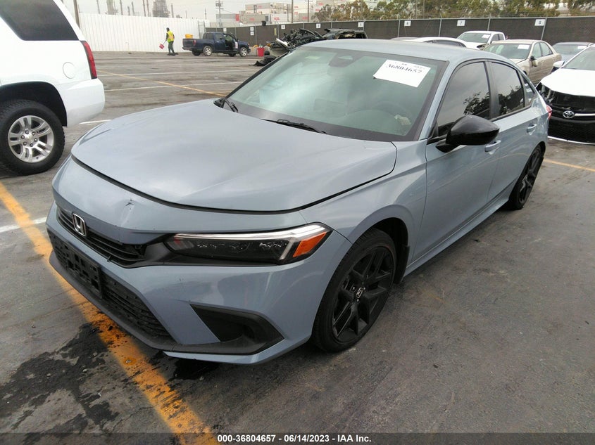 VIN 2HGFE2F59NH603060 2022 HONDA CIVIC SEDAN SPORT