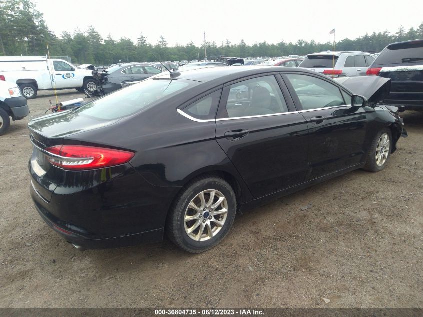 2017 FORD FUSION S - 3FA6P0G71HR163492