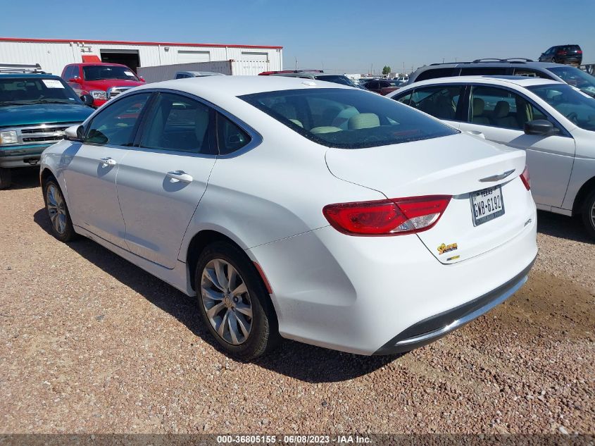 2015 CHRYSLER 200 C - 1C3CCCCB6FN571804