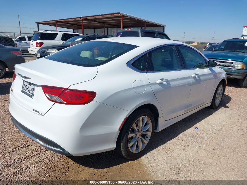 2015 CHRYSLER 200 C - 1C3CCCCB6FN571804
