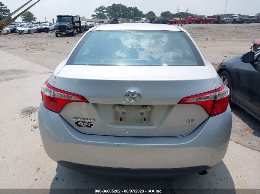 2016 TOYOTA COROLLA L/LE/S/S PLUS/LE PLUS - 2T1BURHE3GC490919