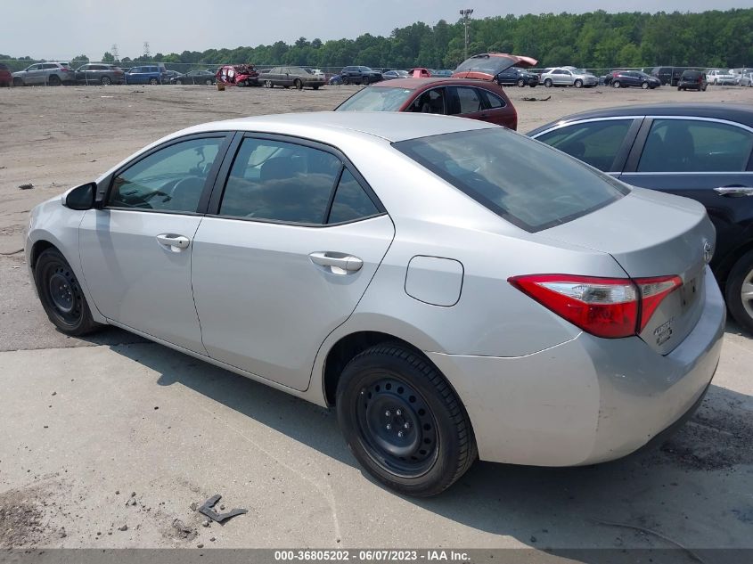 2016 TOYOTA COROLLA L/LE/S/S PLUS/LE PLUS - 2T1BURHE3GC490919