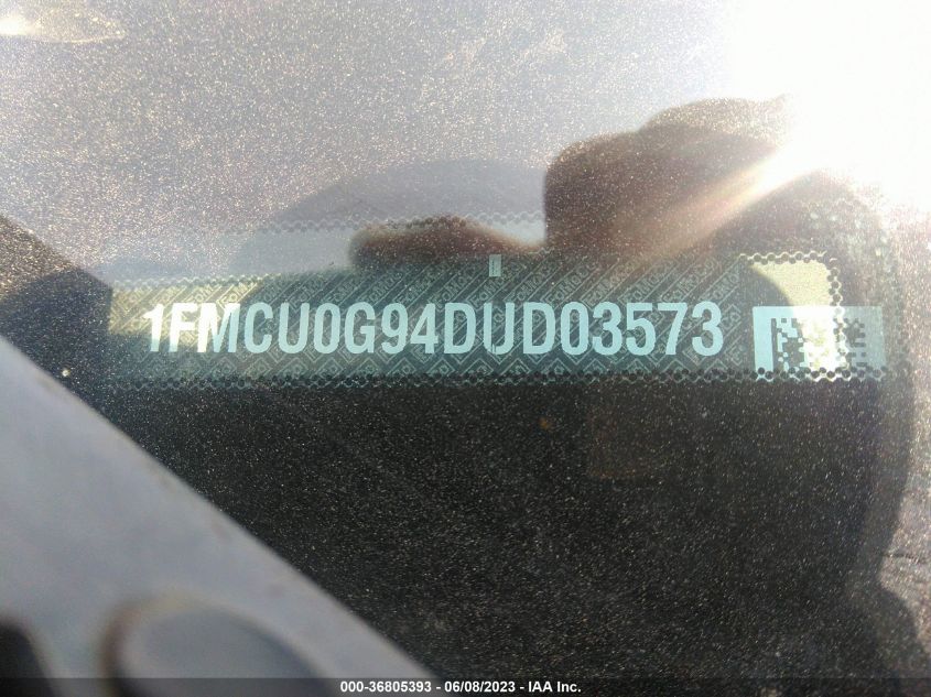 2013 FORD ESCAPE SE - 1FMCU0G94DUD03573