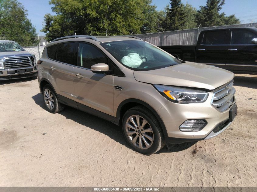 2017 FORD ESCAPE TITANIUM - 1FMCU9JD1HUC21436