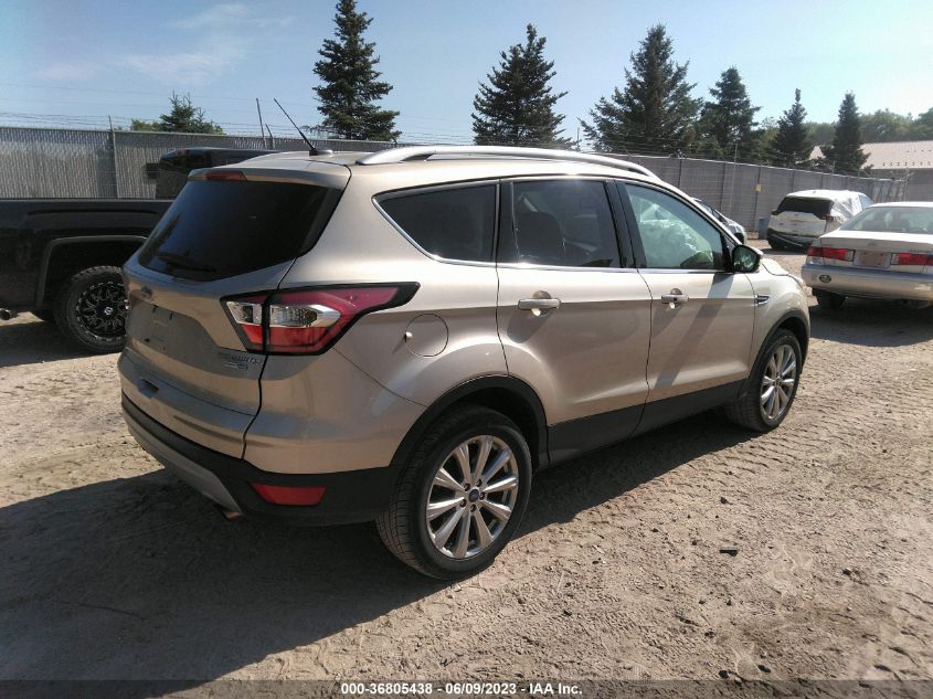 2017 FORD ESCAPE TITANIUM - 1FMCU9JD1HUC21436