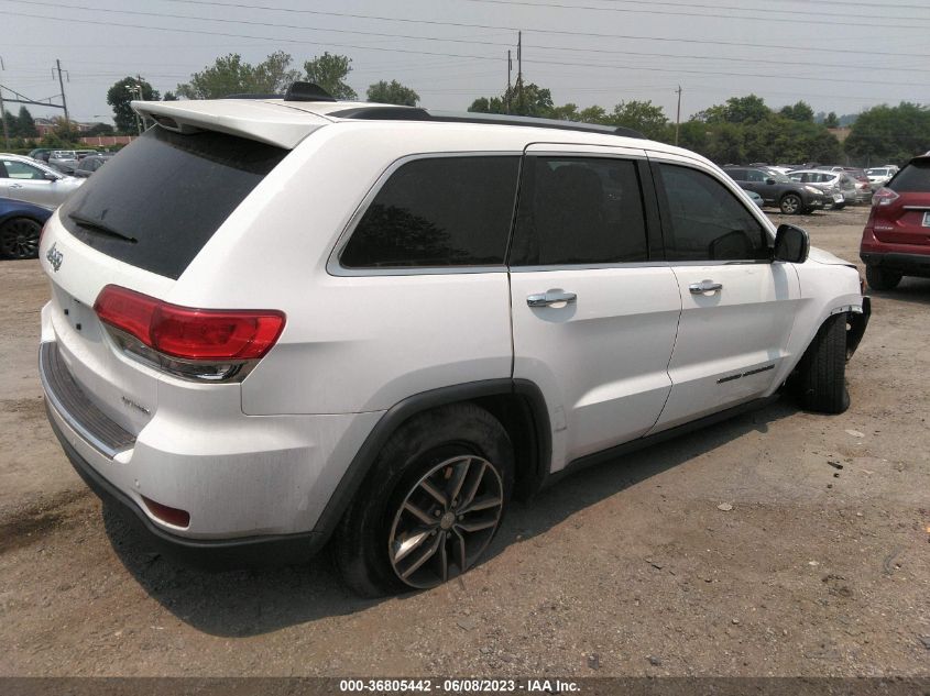 2017 JEEP GRAND CHEROKEE LIMITED - 1C4RJFBG0HC855616