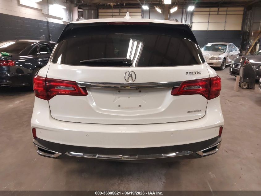 2017 ACURA MDX W/ADVANCE PKG - 5FRYD4H84HB032552