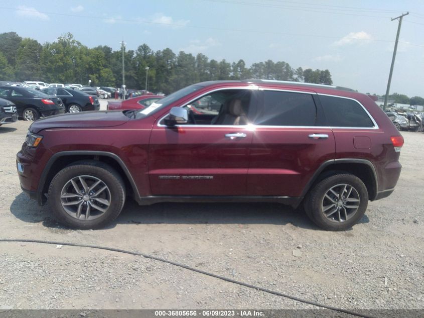 2017 JEEP GRAND CHEROKEE LIMITED - 1C4RJFBG5HC604915