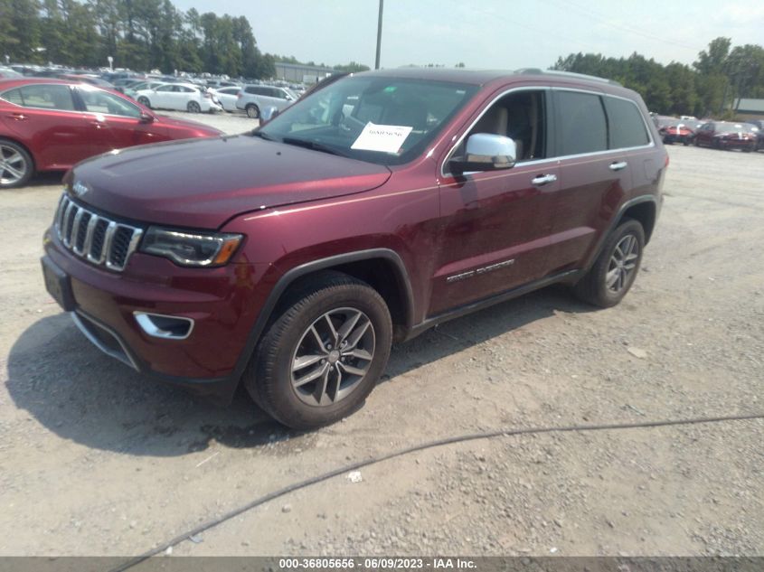 2017 JEEP GRAND CHEROKEE LIMITED - 1C4RJFBG5HC604915