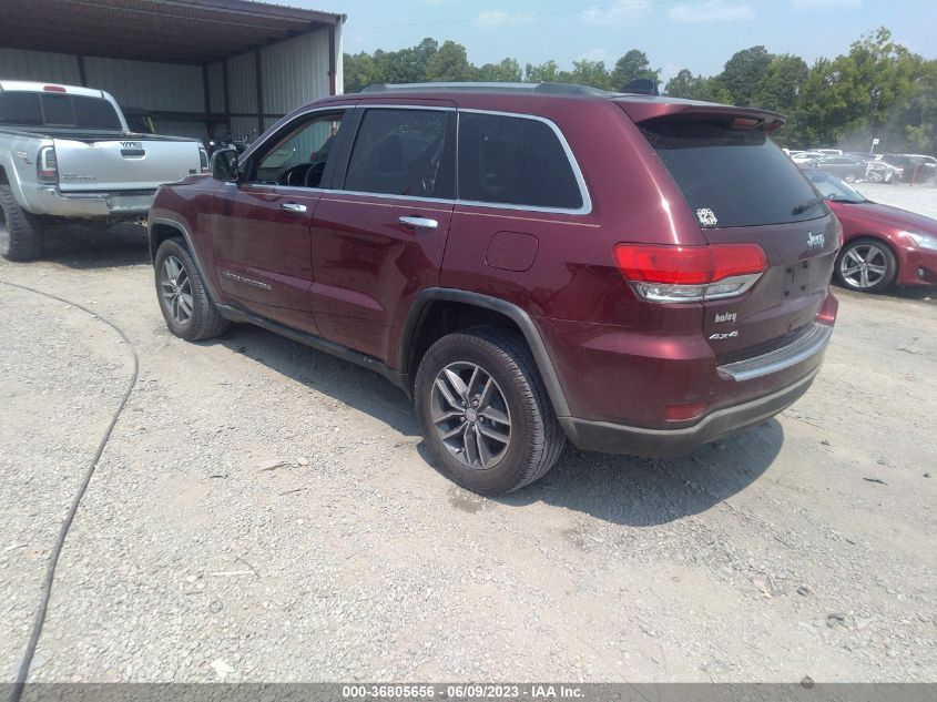 2017 JEEP GRAND CHEROKEE LIMITED - 1C4RJFBG5HC604915