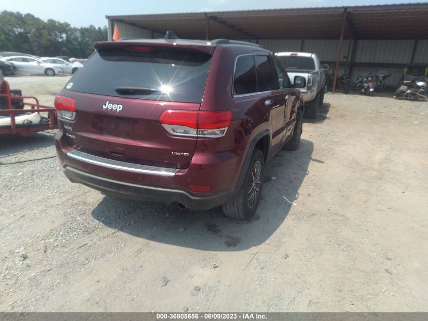 2017 JEEP GRAND CHEROKEE LIMITED - 1C4RJFBG5HC604915