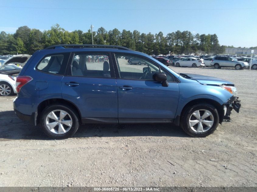 2016 SUBARU FORESTER 2.5I - JF2SJABC2GH504579