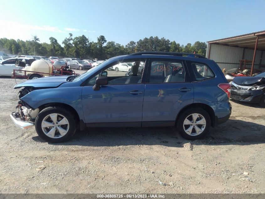 2016 SUBARU FORESTER 2.5I - JF2SJABC2GH504579