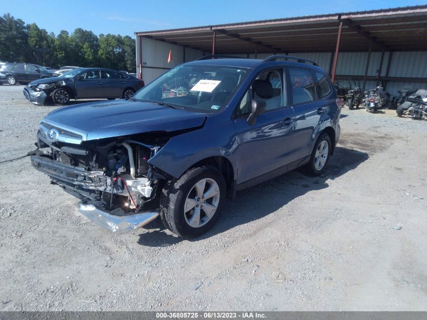 2016 SUBARU FORESTER 2.5I - JF2SJABC2GH504579
