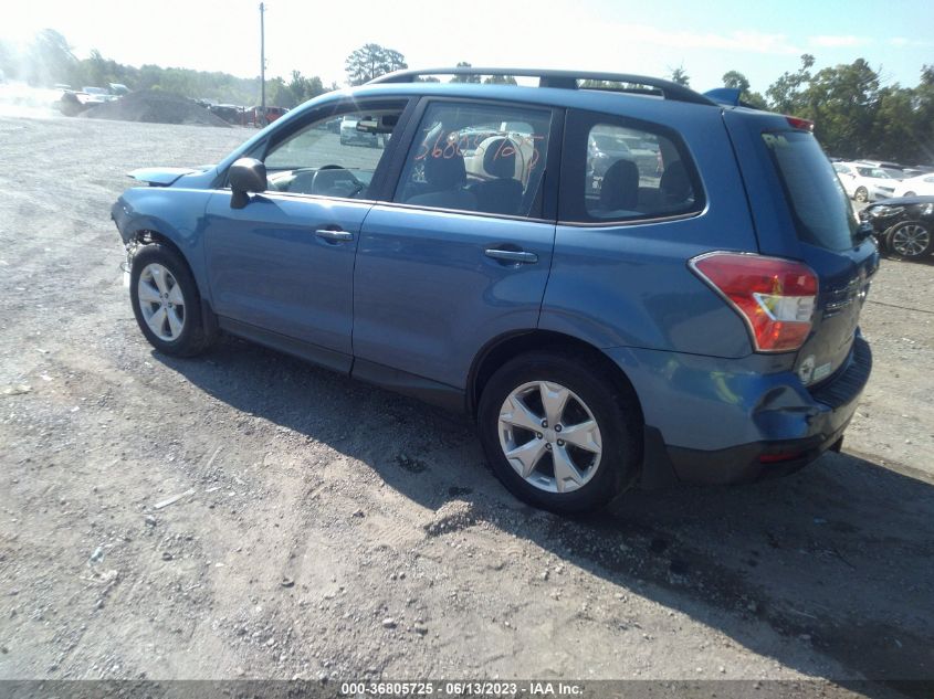 2016 SUBARU FORESTER 2.5I - JF2SJABC2GH504579