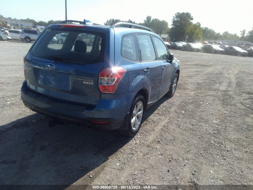 2016 SUBARU FORESTER 2.5I - JF2SJABC2GH504579