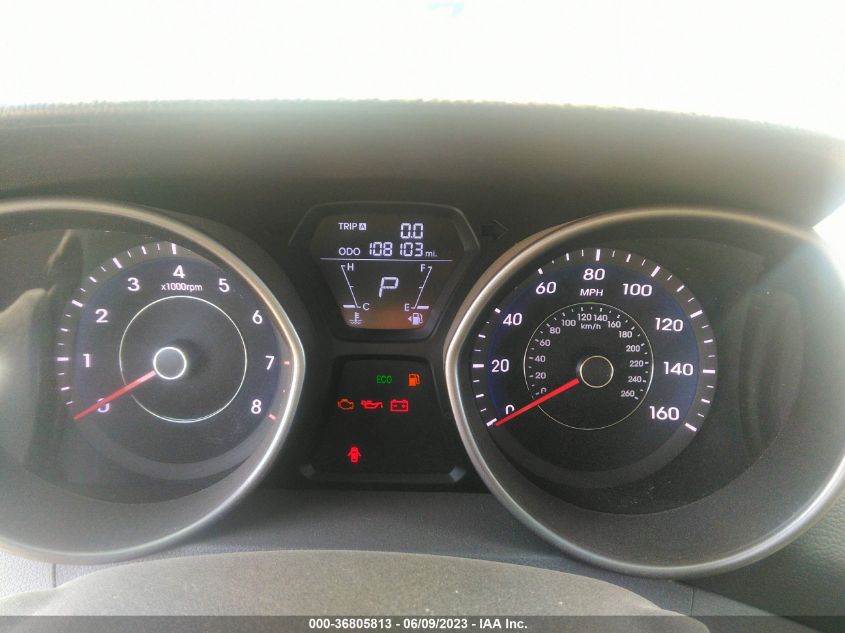 2013 HYUNDAI ELANTRA GLS - 5NPDH4AE8DH408508