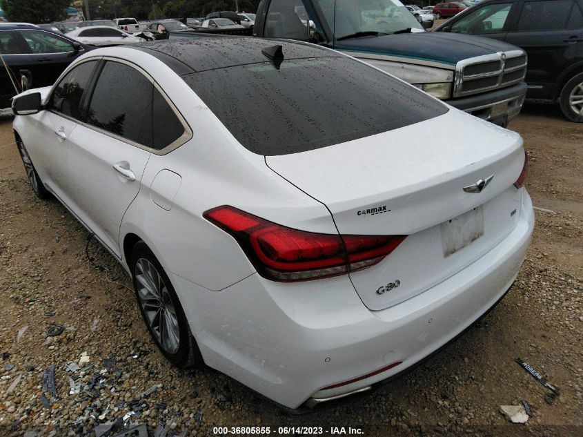 2017 GENESIS G80 PREMIUM/ULTIMATE - KMHGN4JE7HU209544