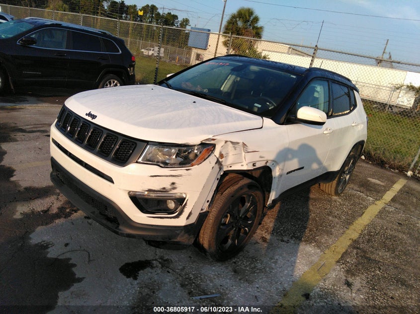 VIN 3C4NJDBB0MT592906 2021 JEEP COMPASS ALTITUDE
