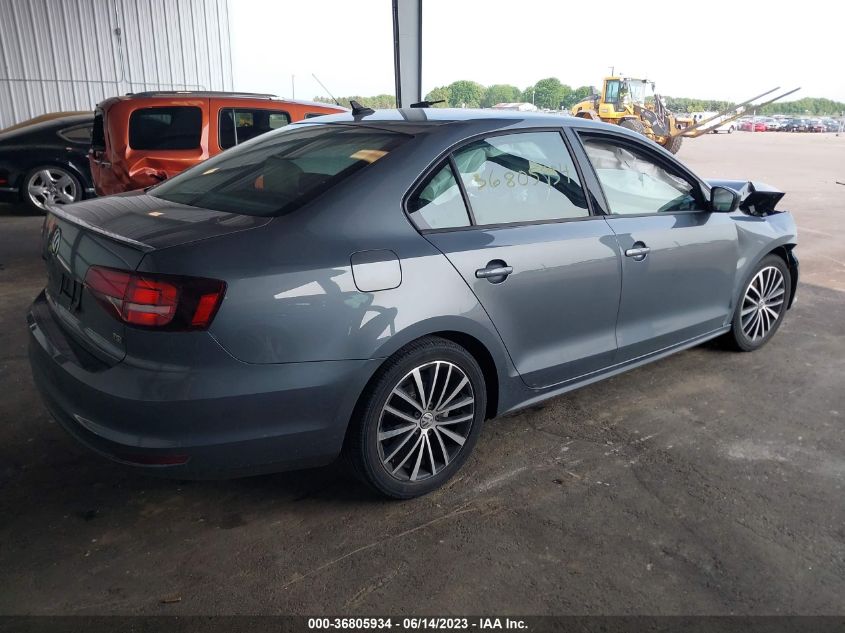 2016 VOLKSWAGEN JETTA SEDAN 1.8T SPORT - 3VWD17AJ3GM298367