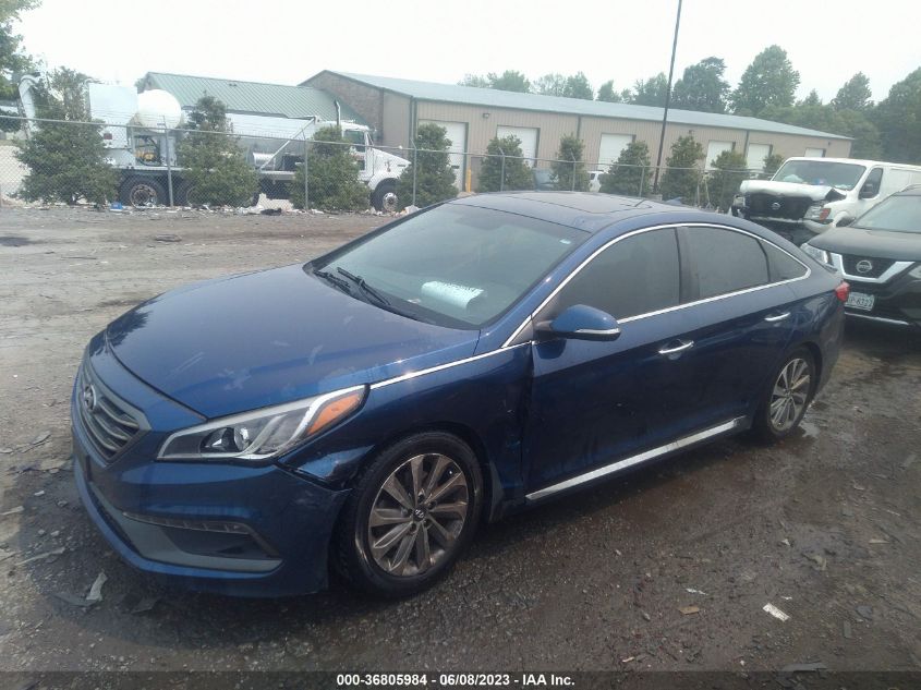 2017 HYUNDAI SONATA SPORT - 5NPE34AF5HH466772