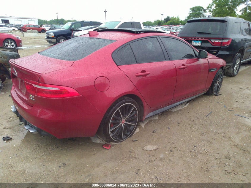VIN SAJAM4FV2JCP17892 2018 JAGUAR XE S