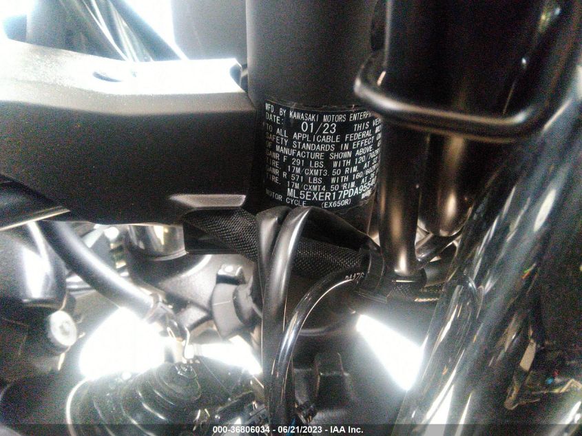 2023 KAWASAKI EX650 R - ML5EXER17PDA95540
