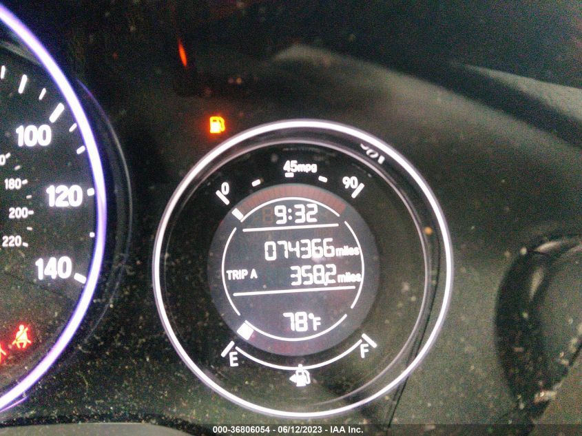 2016 HONDA HR-V EX-L W/NAVI - 3CZRU5H74GM700874