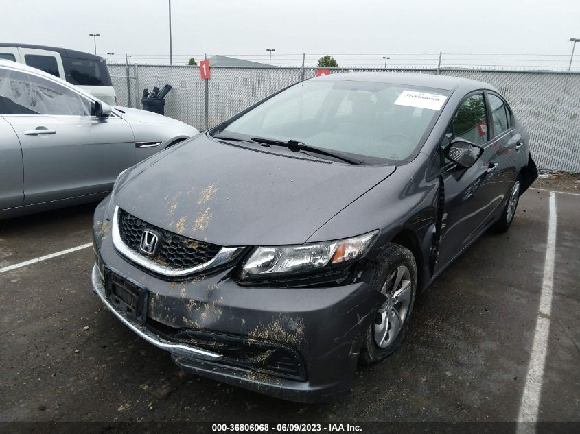 2014 HONDA CIVIC SEDAN LX - 19XFB2F57EE007612