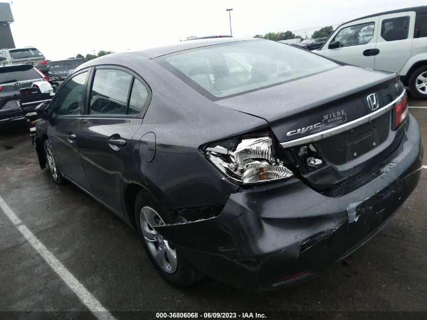 2014 HONDA CIVIC SEDAN LX - 19XFB2F57EE007612