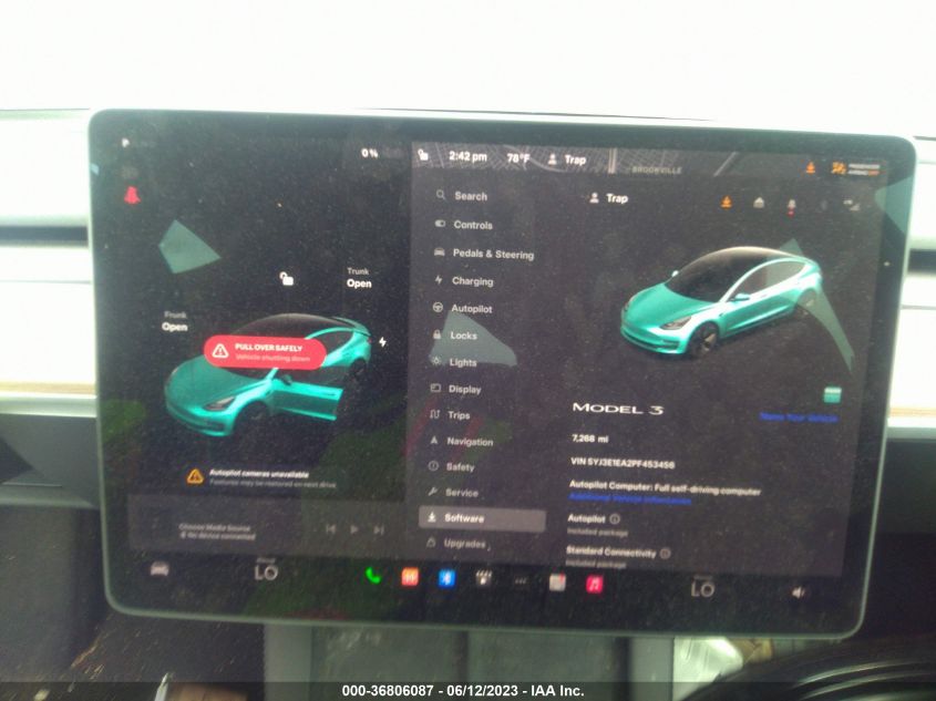 2023 TESLA MODEL 3 - 5YJ3E1EA2PF453456