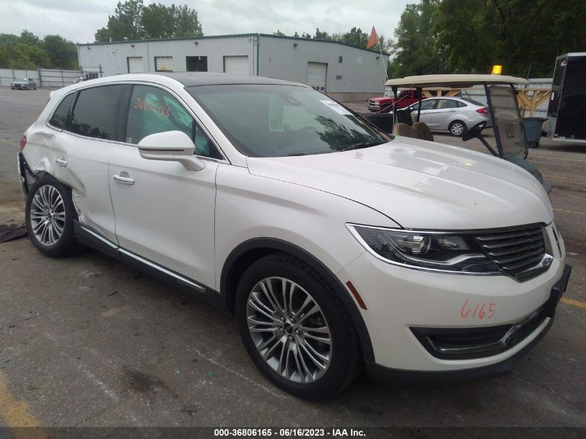 2017 LINCOLN MKX RESERVE - 2LMPJ8LR1HBL10172