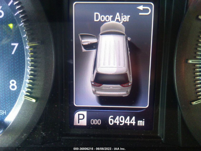 2016 TOYOTA SIENNA XLE/LIMITED - 5TDYK3DC7GS716551
