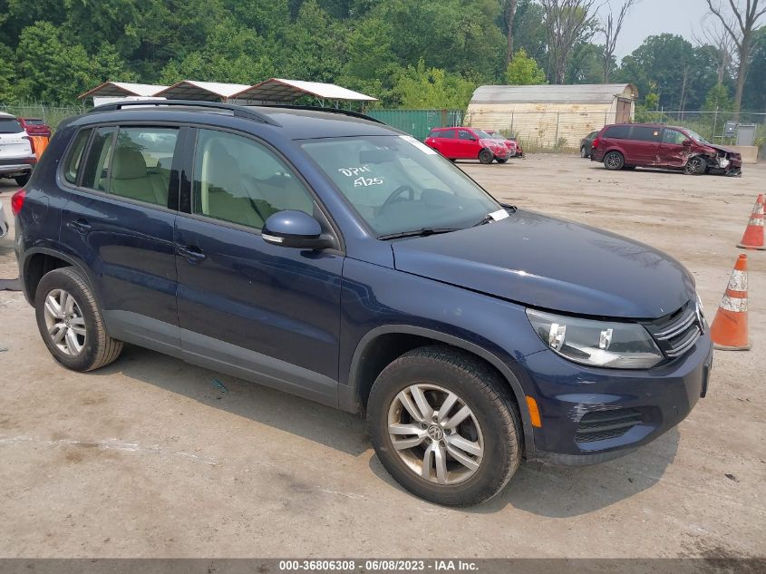 2016 VOLKSWAGEN TIGUAN S/SE/SEL/R-LINE - WVGBV7AXXGW002078