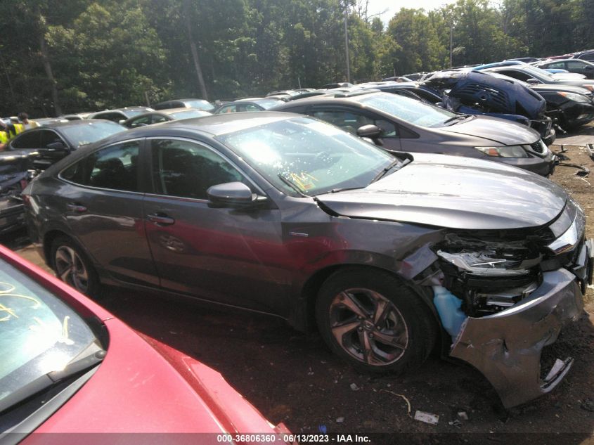 2019 HONDA INSIGHT EX 19XZE4F53KE026802