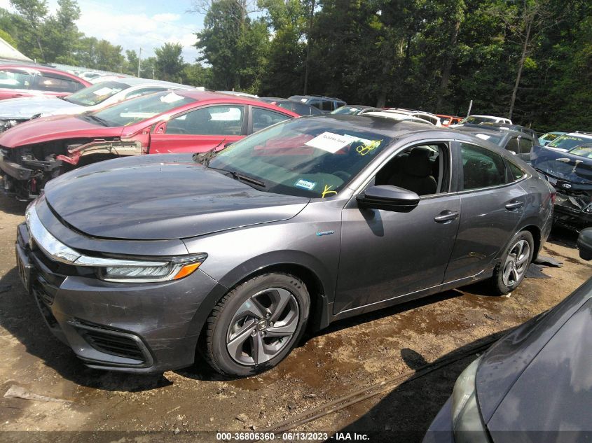 2019 HONDA INSIGHT EX 19XZE4F53KE026802