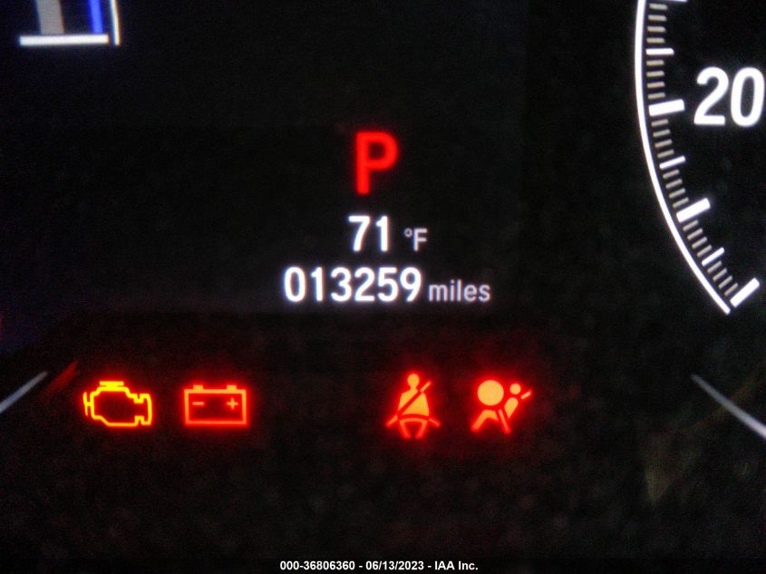 2019 HONDA INSIGHT EX 19XZE4F53KE026802