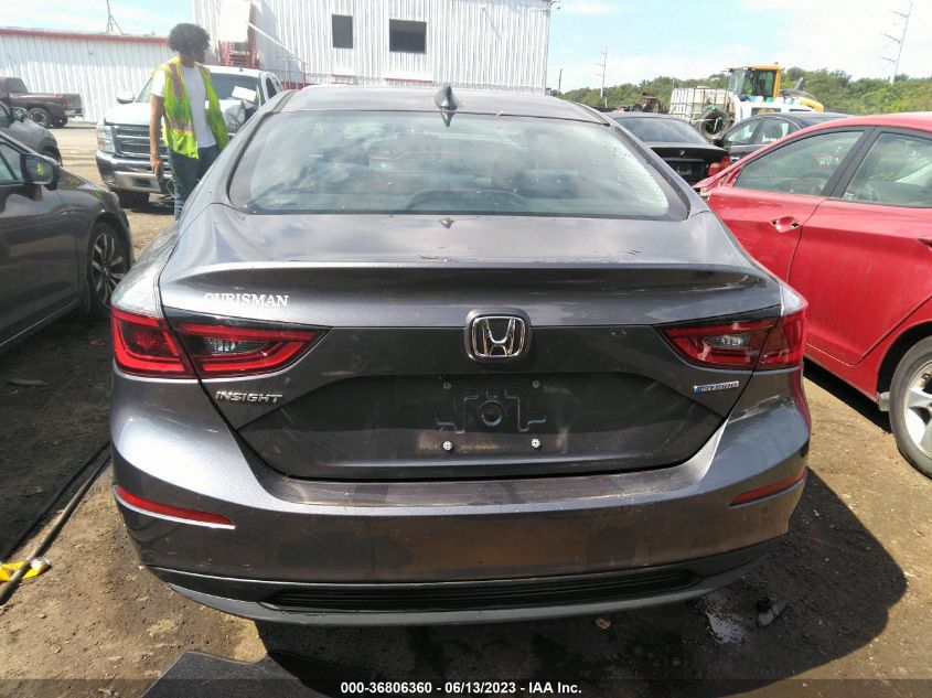 2019 HONDA INSIGHT EX 19XZE4F53KE026802