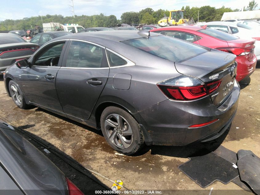 2019 HONDA INSIGHT EX 19XZE4F53KE026802