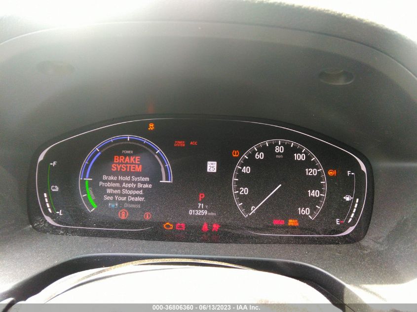 2019 HONDA INSIGHT EX 19XZE4F53KE026802
