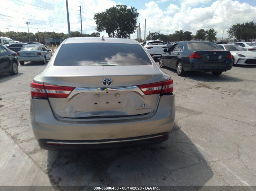 2014 TOYOTA AVALON HYBRID LIMITED/XLE TOURING 4T1BD1EB4EU032068